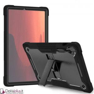 Smūgiams atsparus dėklas planšetei - su kojele (Samsung Tab S10 Fe Plus)